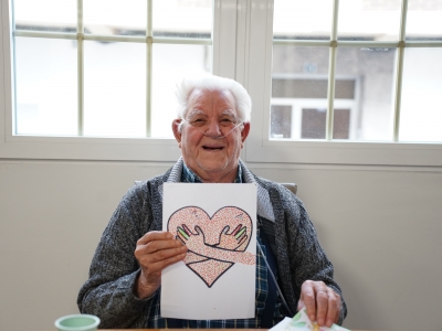 Conversación con los usuarios y usuarias del Centro de Día Bellar Riba-roja.